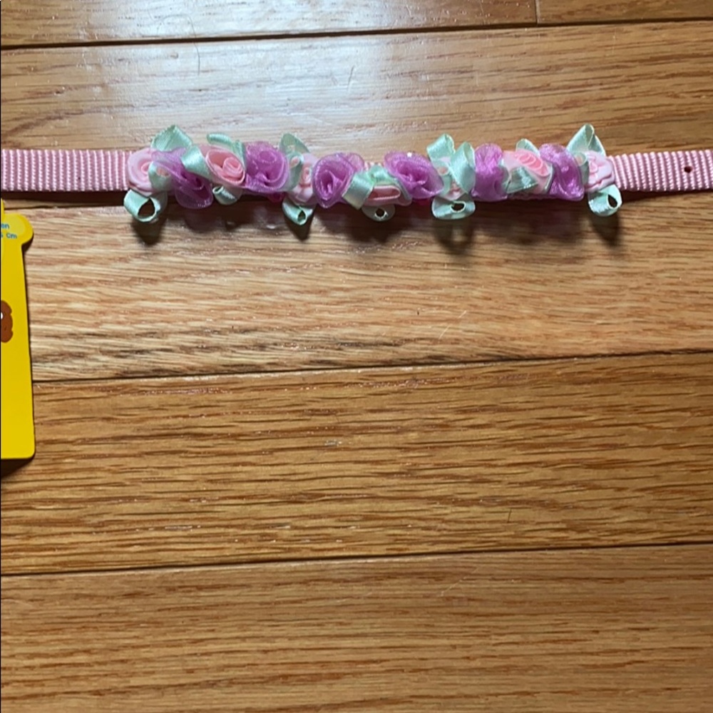 NWT Pink Dog Collar